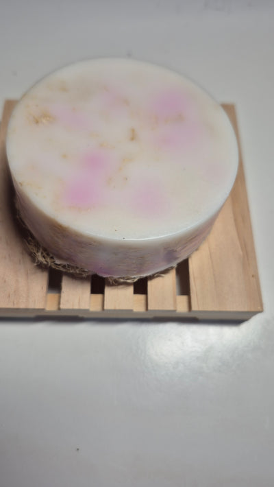 Velvet Raspberry – Shea Butter Loofah Soap with Black Raspberry Vanilla