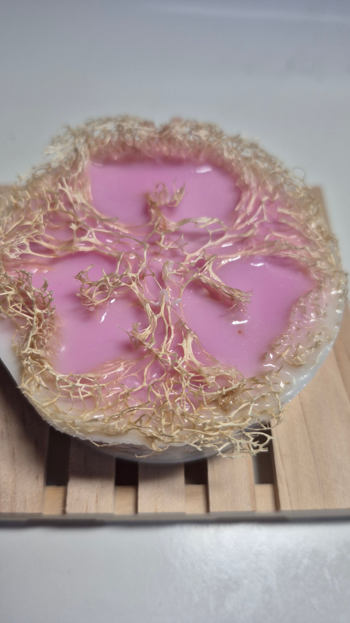Velvet Raspberry – Shea Butter Loofah Soap with Black Raspberry Vanilla