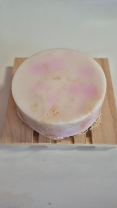 Velvet Raspberry – Shea Butter Loofah Soap with Black Raspberry Vanilla